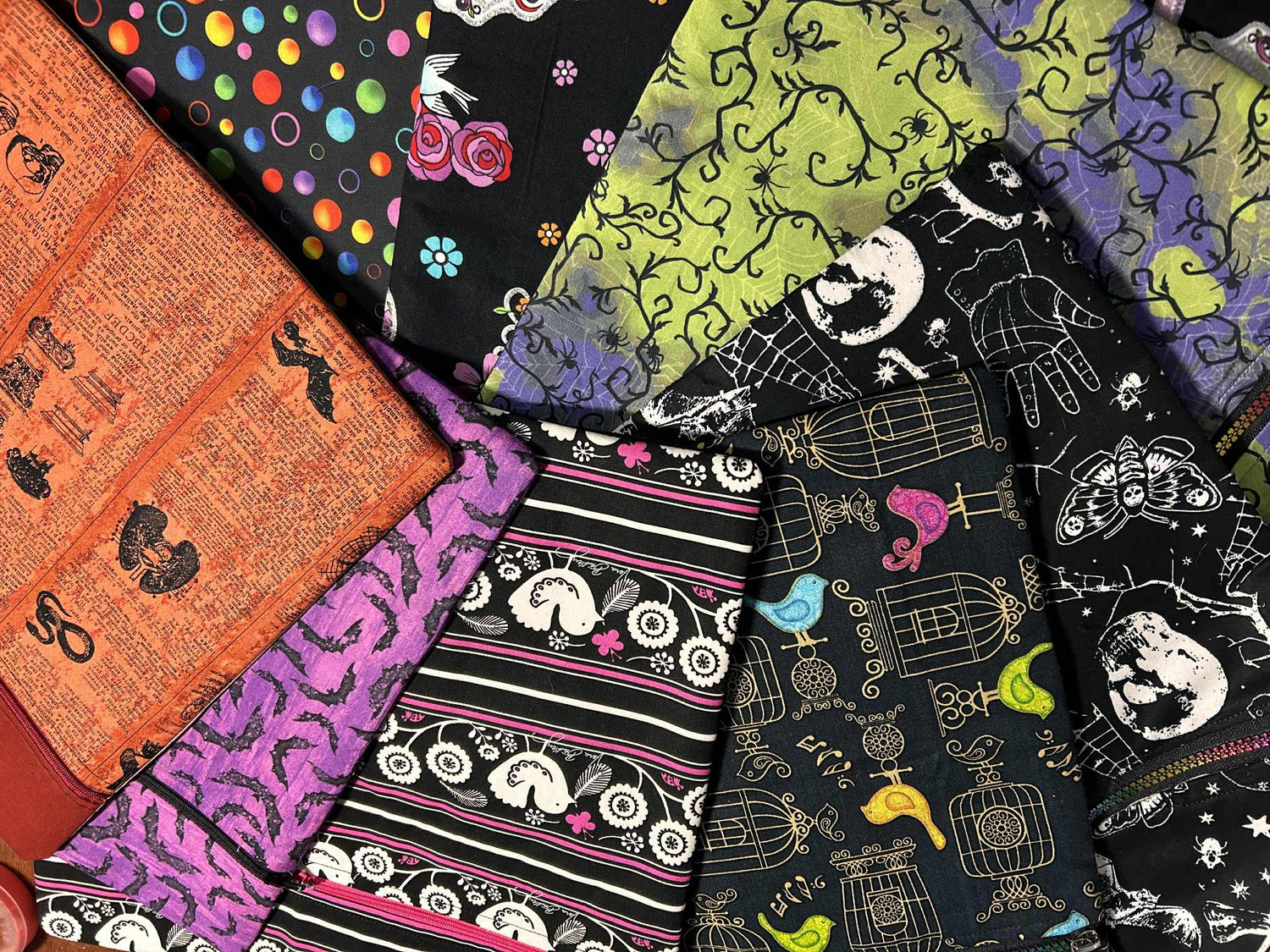 Colour Cascade Project Bags