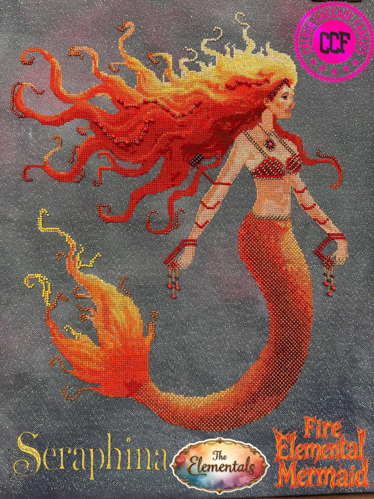 Seraphina ~ Fire Elemental Mermaid