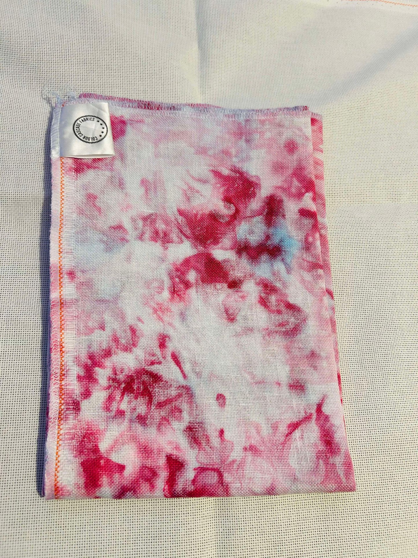 Ice Dye Split Pink 1 ~ 28ct Cashel ~ 17 x 26