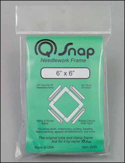 6 x 6 Q - Snap Frame - Colour Cascade Fabrics