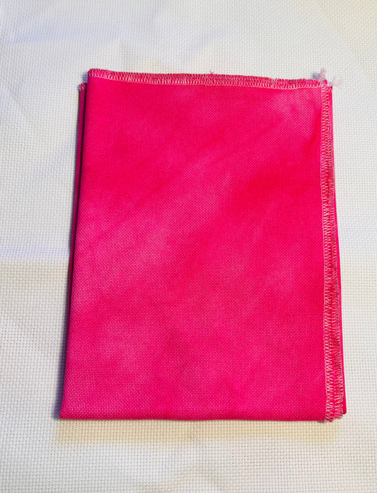 Sink The Pink ~ 25ct Lugana ~ 17 x 26