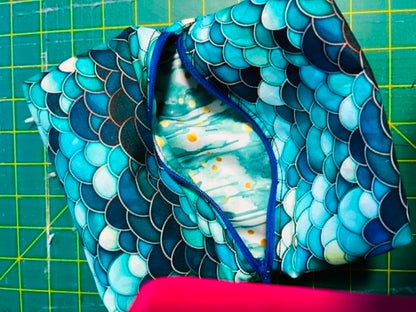 Mermaid Scales Box Bag