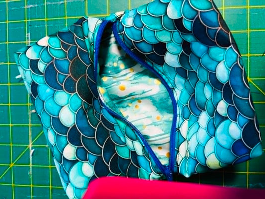 Mermaid Scales Box Bag