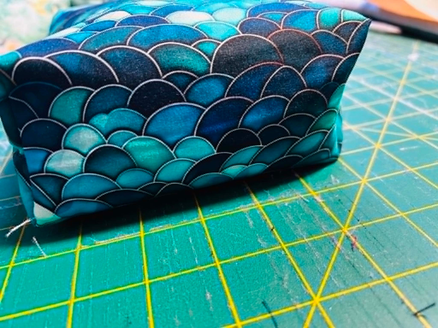 Mermaid Scales Box Bag
