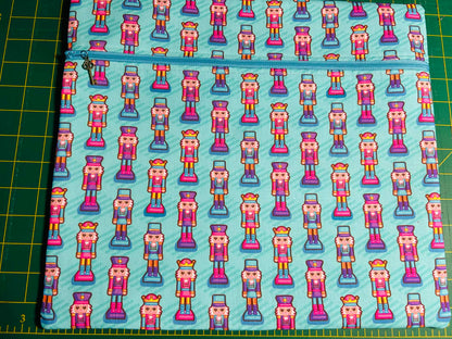 Nutcrackers ~ Large (Light Blue Zip)
