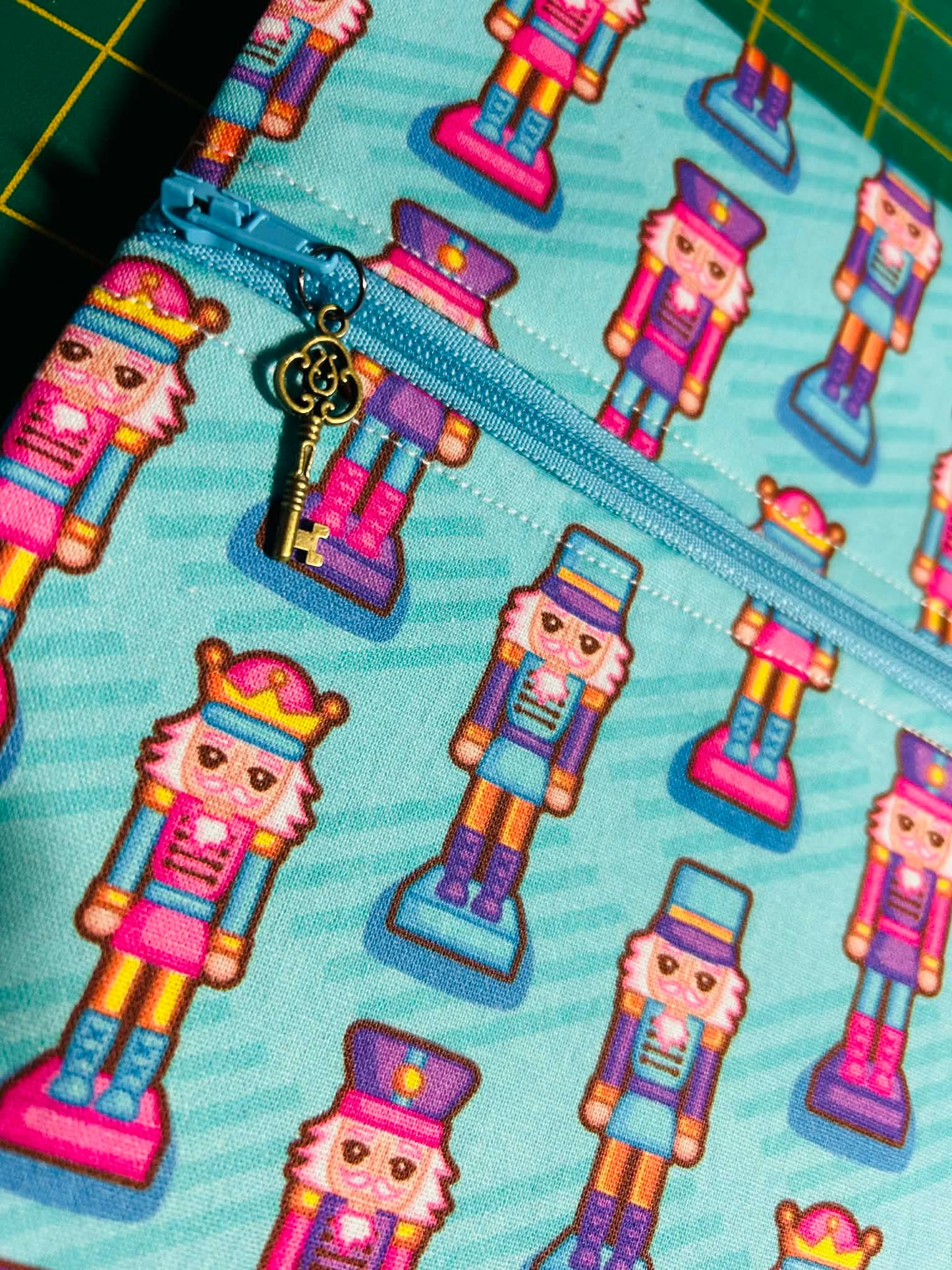 Nutcrackers ~ Large (Light Blue Zip)