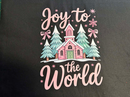 Santa On Pink (Gold Glitter) ~ Large (Red Zip)